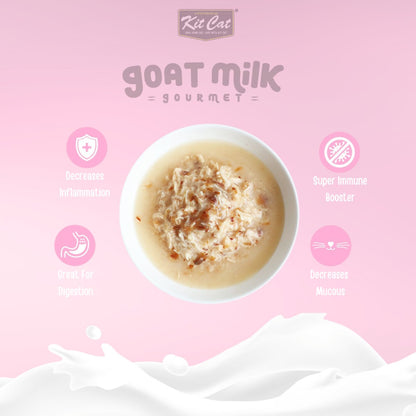 Kit Cat Goat Milk Gourmet Chicken and Smoked Fish product information