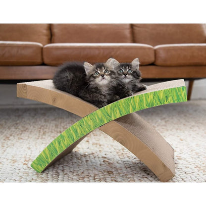 Kittens resting on Catstages Easy Life Hammock Cat Scratcher