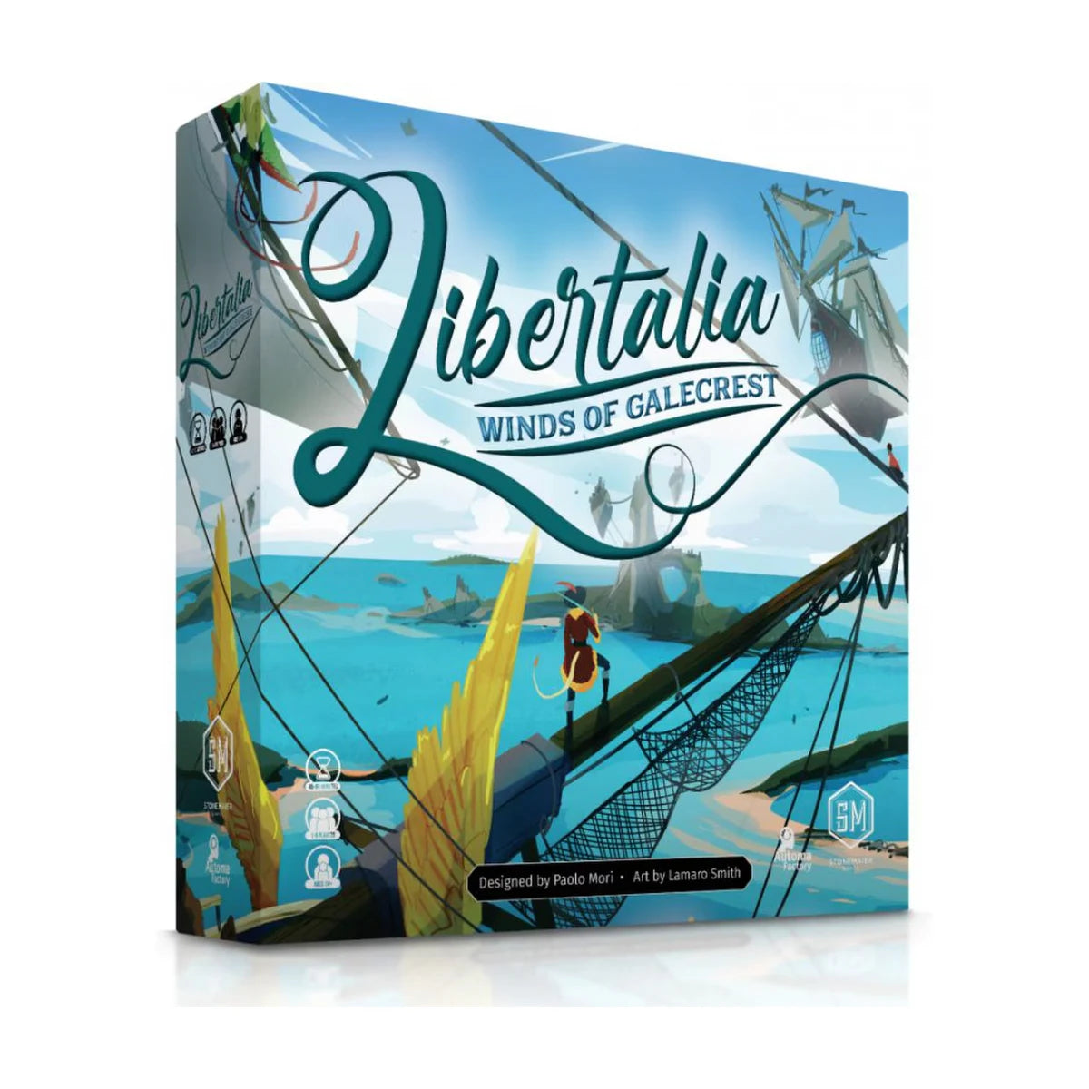 Libertalia Winds of Galecrest strategy board game box by Stonemaier Games