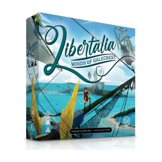 Libertalia Winds of Galecrest strategy board game box by Stonemaier Games