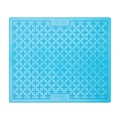 LickiMat Buddy XL turquoise slow feeder lick mat top view extra large for dogs