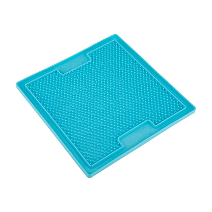 LickiMat Classic Soother dog lick mat in turquoise for yoghurt peanut butter and runny treats