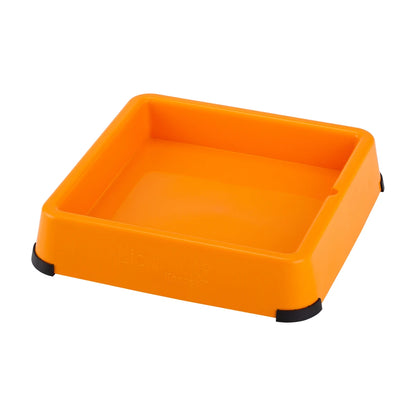 LickiMat Keeper in Orange, non slip holder that secures Classic and TUFF lick mats