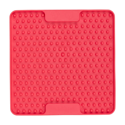 LickiMat Mini Soother 15cm pink lick mat variant for small dogs slow feeding calming enrichment