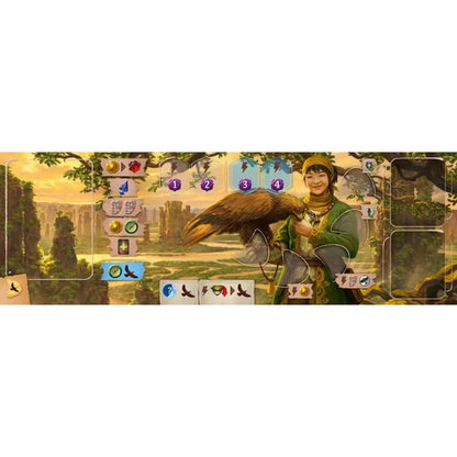 Lost Ruins of Arnak Expedition Leaders Falconer player board with eagle