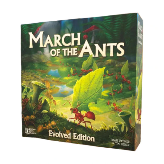 March of the Ants Evolved Edition strategy board game box by Weird City Games on a clean white background