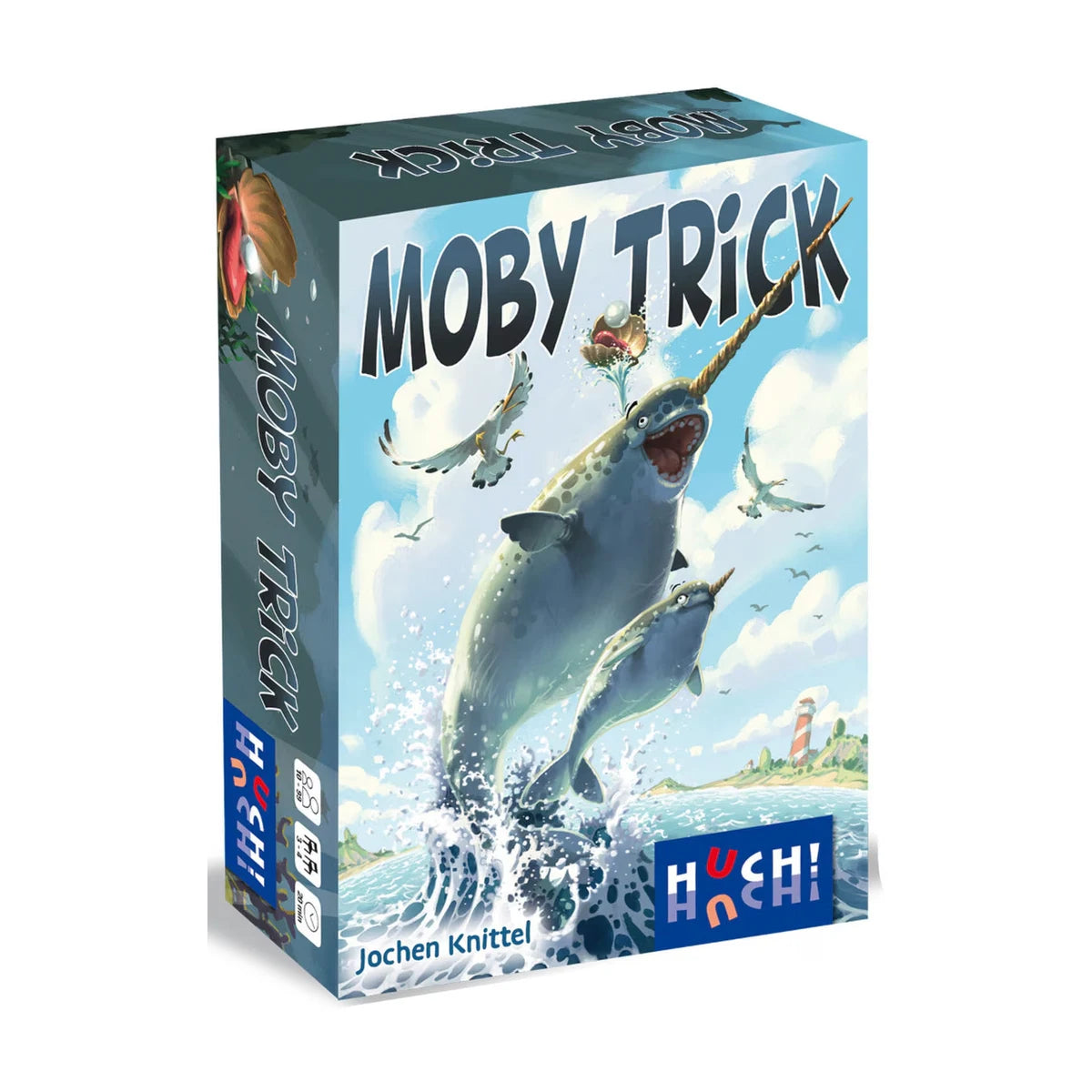 Moby Trick card game angled box front