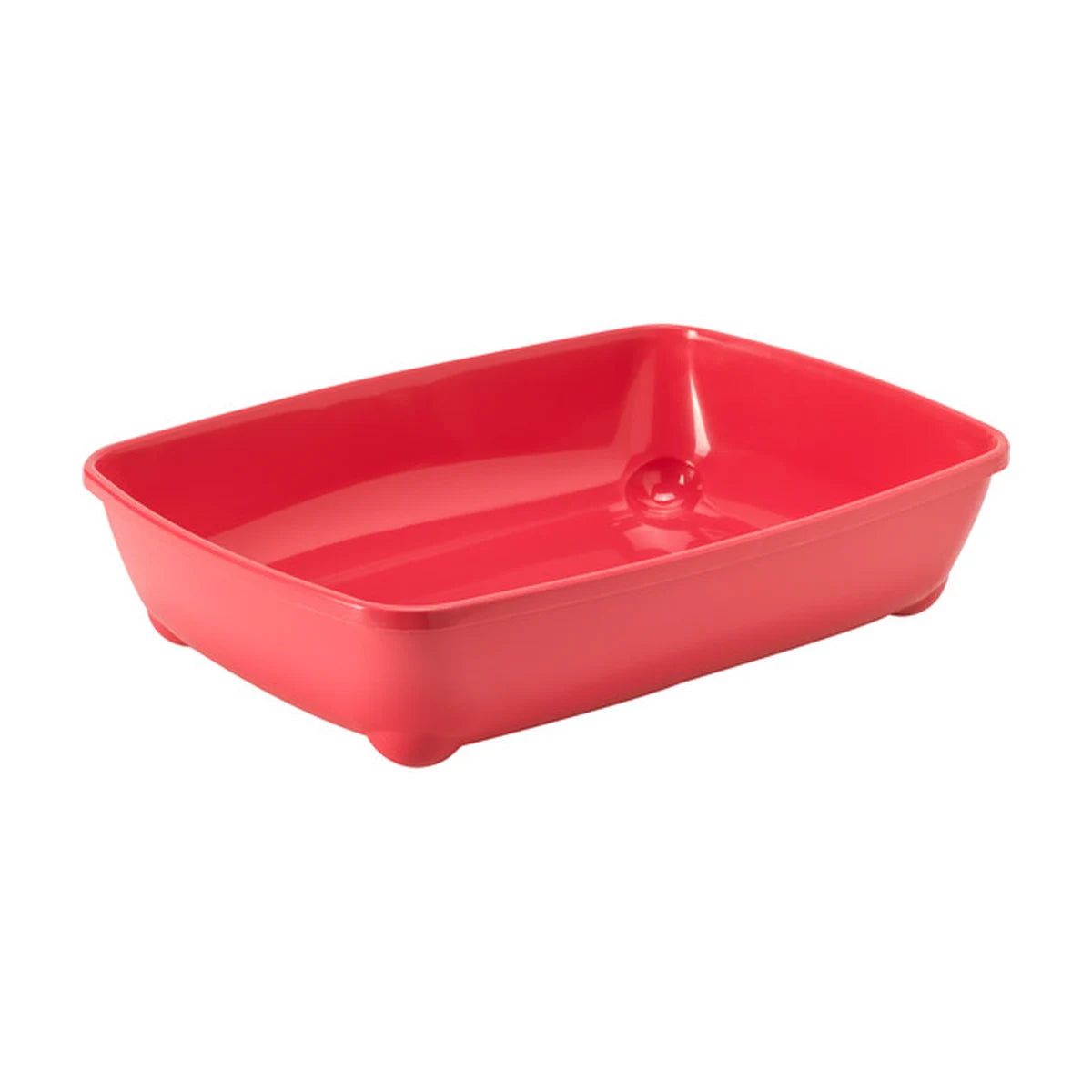 Moderna Arist-O-Tray Large cat litter tray in Spicy Coral