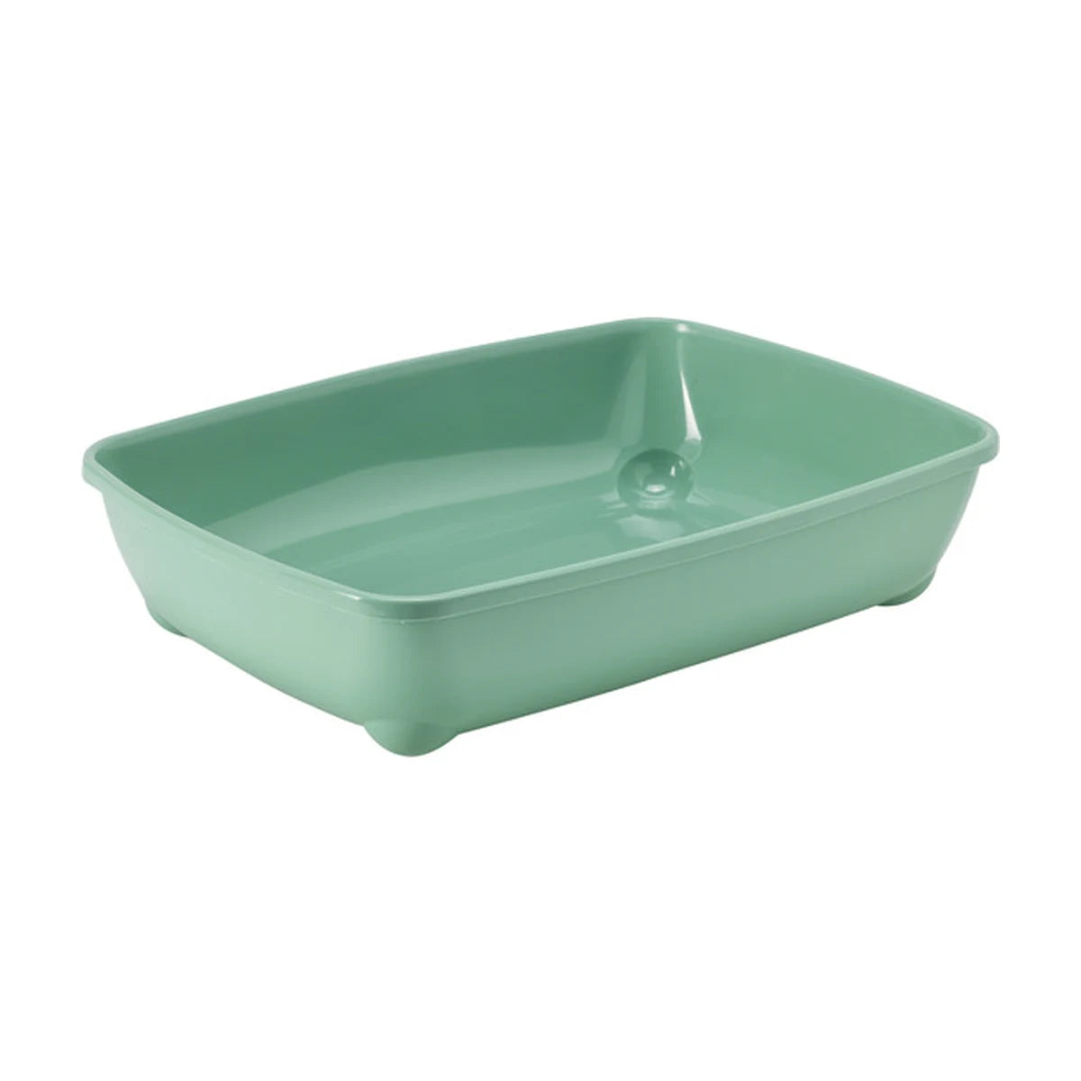Moderna Arist-O-Tray Medium cat litter tray in Soft Green