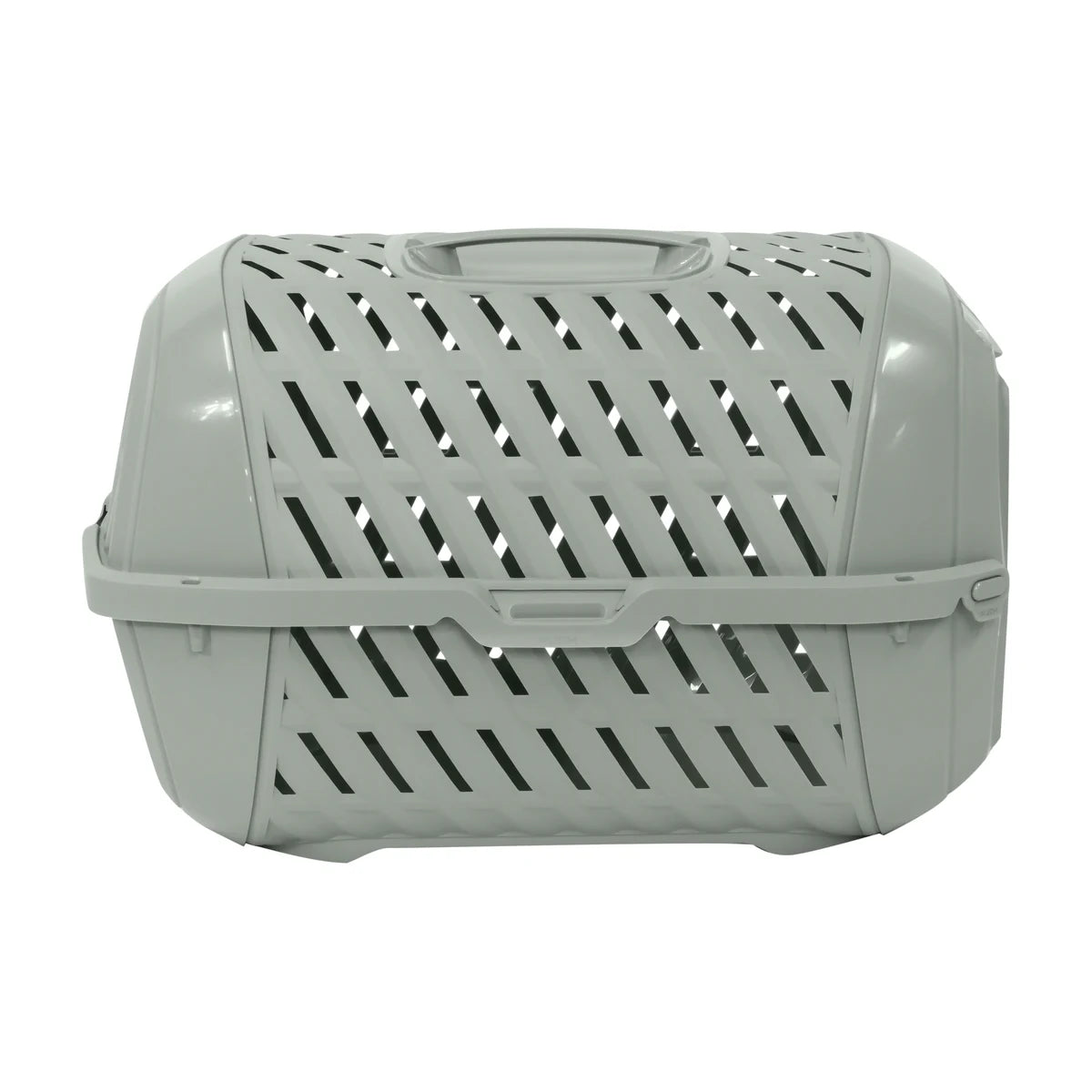 Rear view of Moderna Aventro Pet Carrier in Olive Green showing ventilation openings