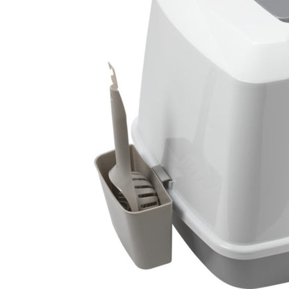 Moderna Handy Max with Caddy attached to the side of a cat litter box