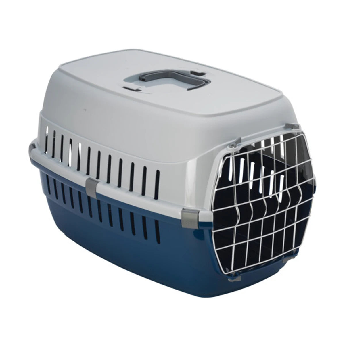 Moderna Road Runner 2 Metal Door Pet Carrier Medium in Blue Berry