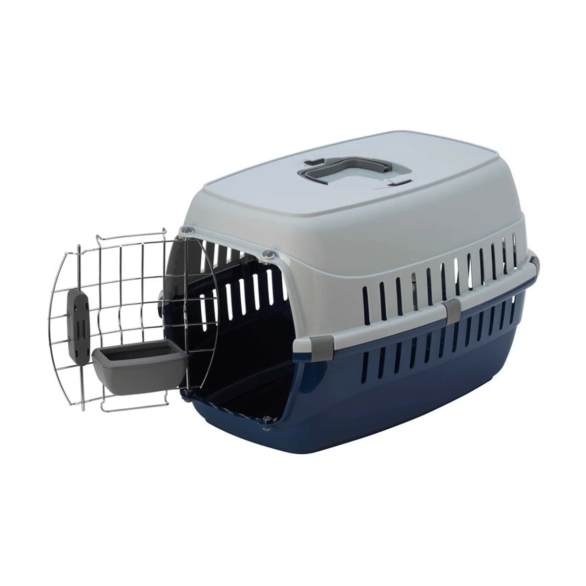 Moderna Road Runner Pet Carrier with separately available feeder attached