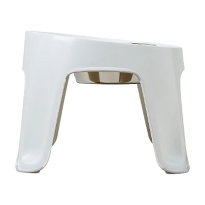 Moderna Skybar elevated dog feeder side view showing raised feeding height