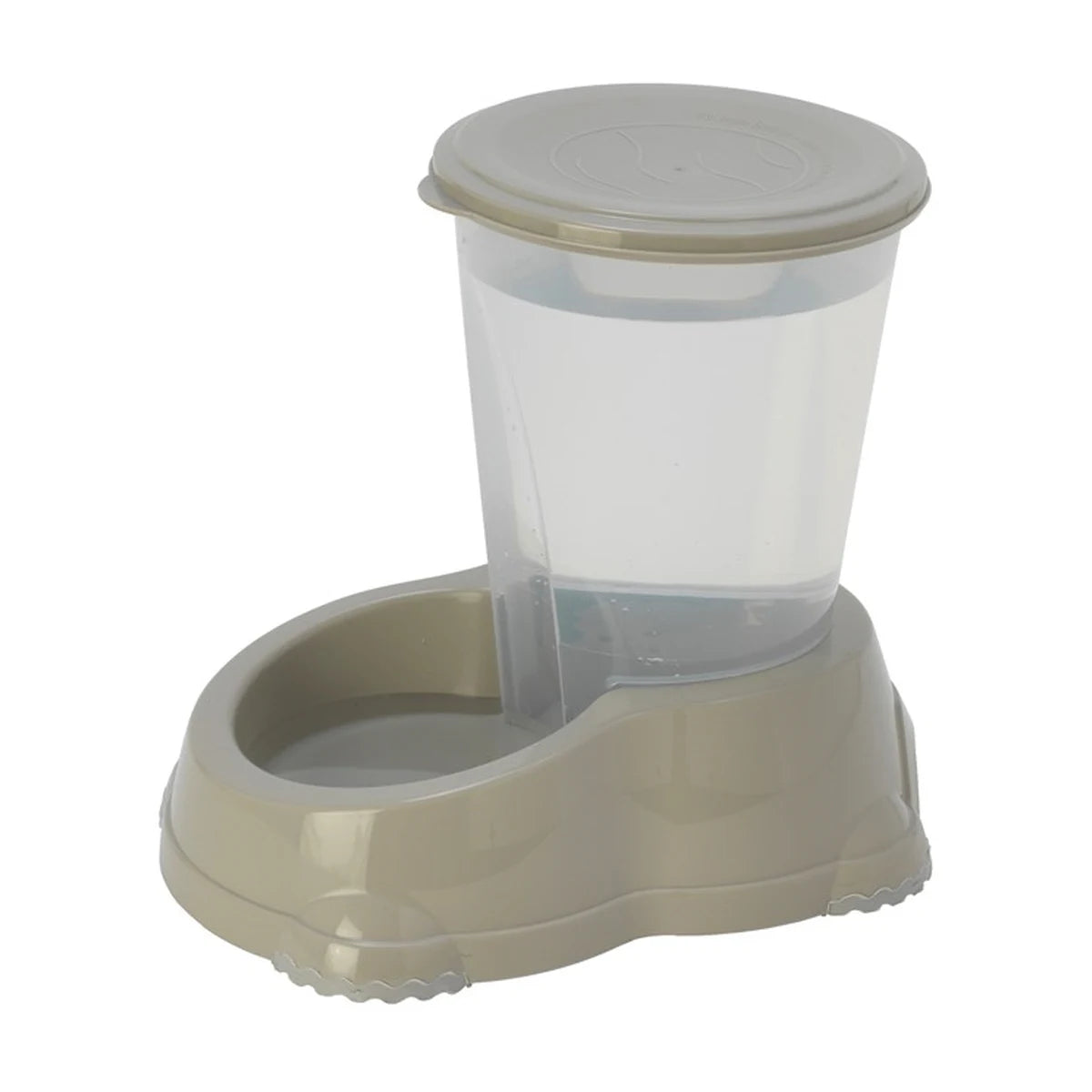 Moderna Smart Sipper Large 1.5L gravity pet water dispenser in Warm Grey