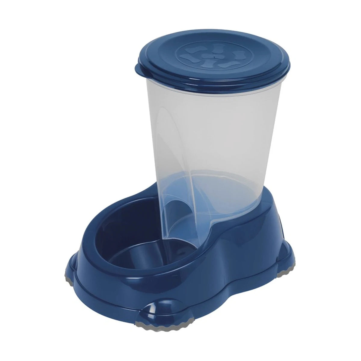 Moderna Smart Snacker Large 1.5L gravity pet feeder in Blue Berry
