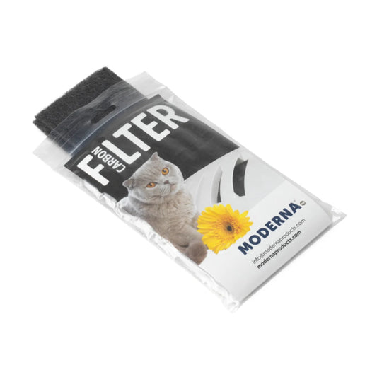 Moderna Universal cat litter box replacement filter in packaging