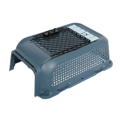 Copen Blue Moderna Ventura carrier detachable upper shell showing ventilation design