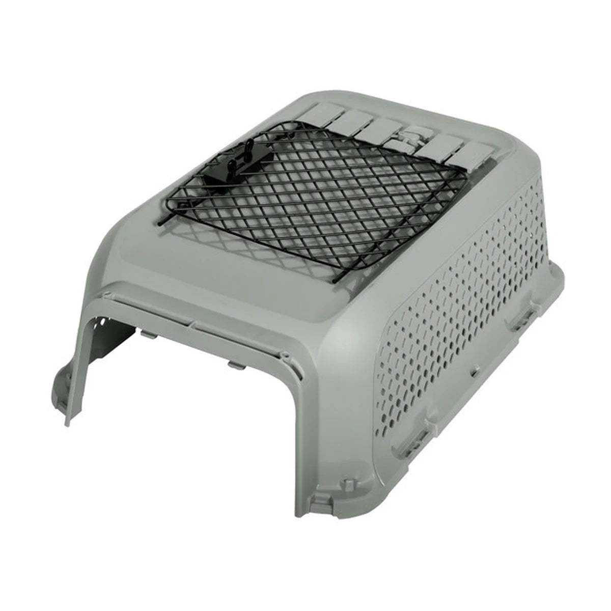 Olive Green Moderna Ventura carrier detachable upper shell showing ventilation design