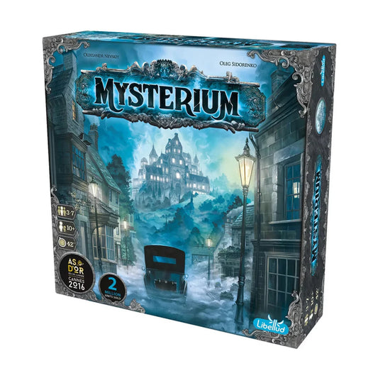 Mysterium 2025 Refresh cooperative mystery board game box by Libellud