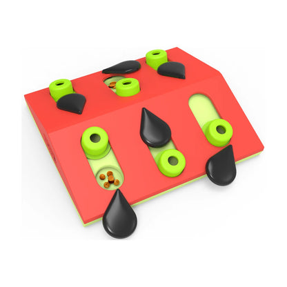 Nina Ottosson Cat Melon Madness Puzzle and Play interactive treat puzzle for cats