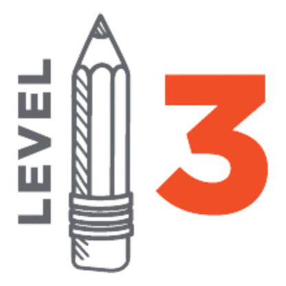 Nina Ottosson Level 3 dog puzzle skill level icon for advanced enrichment games