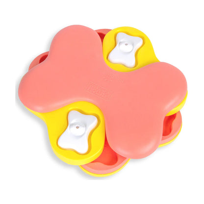Nina Ottosson Dog Tornado Small spinning dog puzzle feeder studio image for treat hiding and mental stimulation