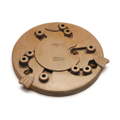 Nina Ottosson Dog Worker Composite Level 3 interactive dog puzzle toy, wood look treat game