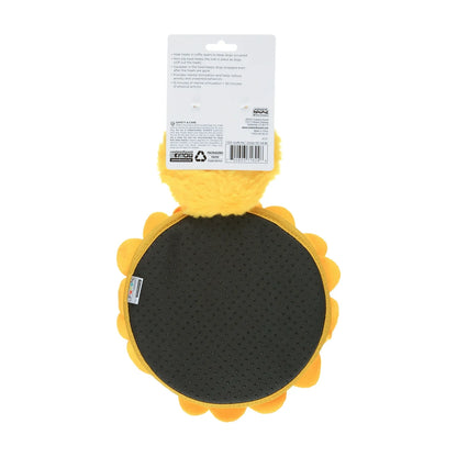 Back view of Nina Ottosson Snuffle Palz Chicken showing non slip base for stable sniffing play