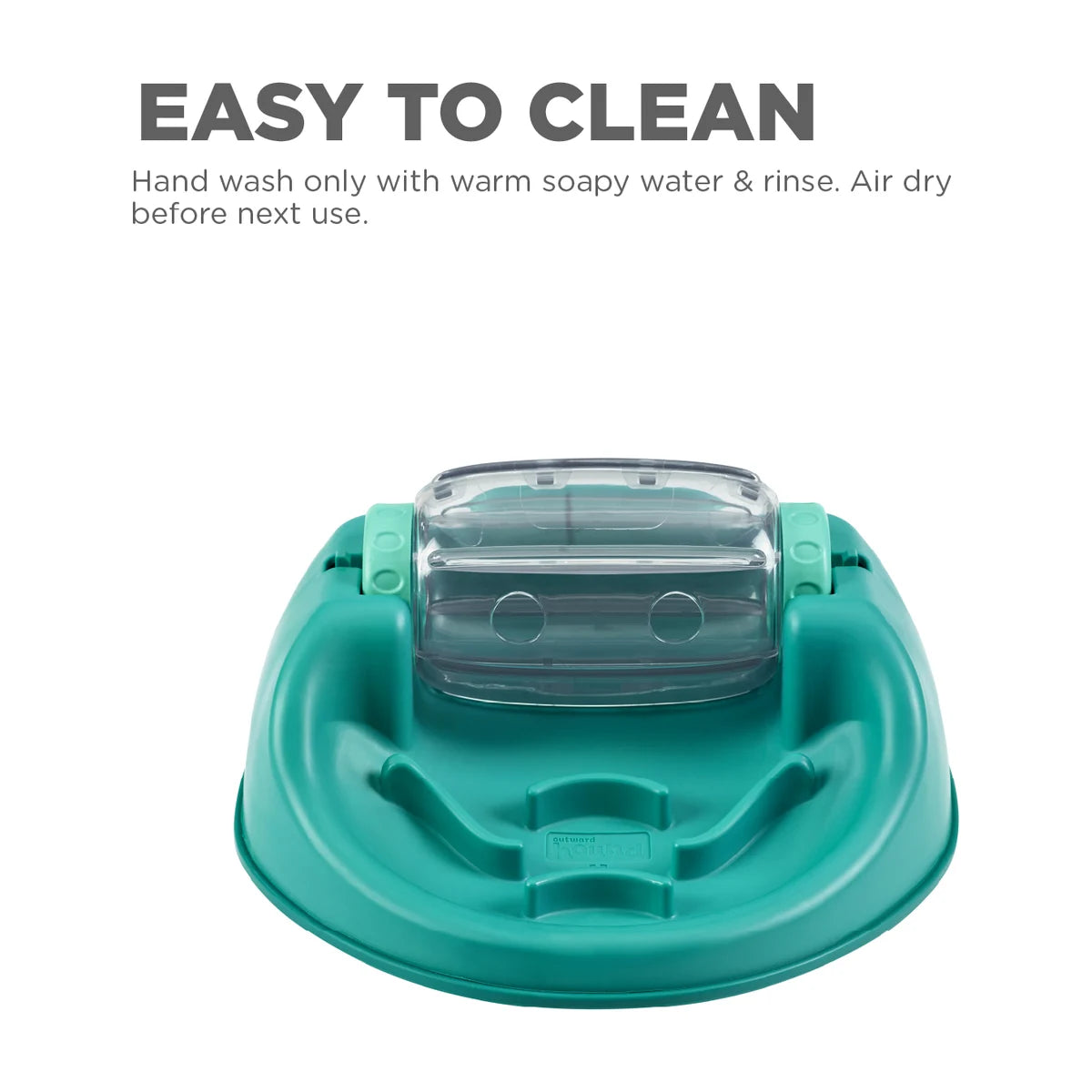 Nina Ottosson Spin N Eat puzzle feeder cleaning instructions hand wash and air dry
