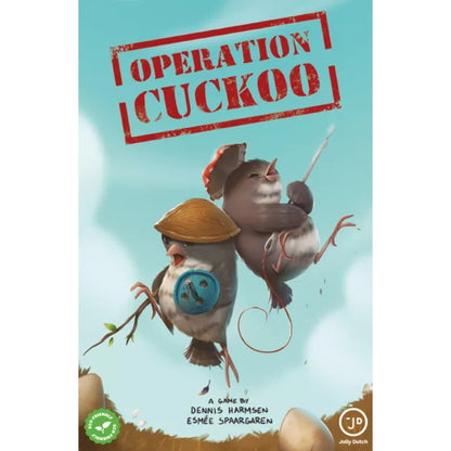 Operation Cuckoo game cover showing two cuckoo birds competing for control of the nest