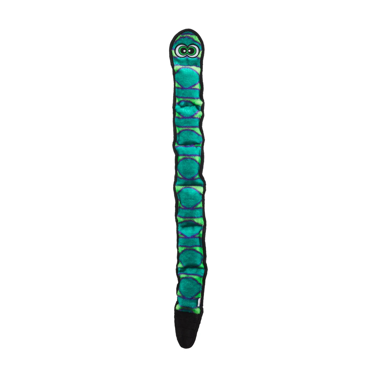 Outward Hound Durablez Snake X Large Blue plush dog toy with long stuffing-free squeaky design