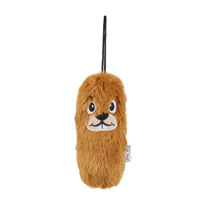 Outward Hound Tail Teaser Beaver replacement lure in brown faux fur