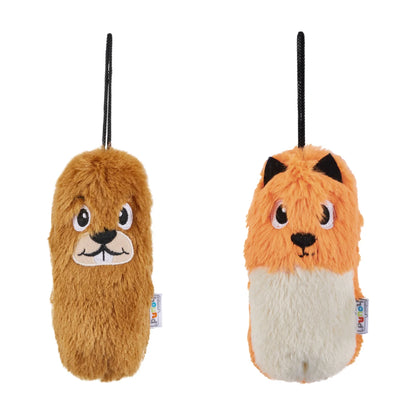 Outward Hound Tail Teaser replacement lures in Beaver and Fox styles
