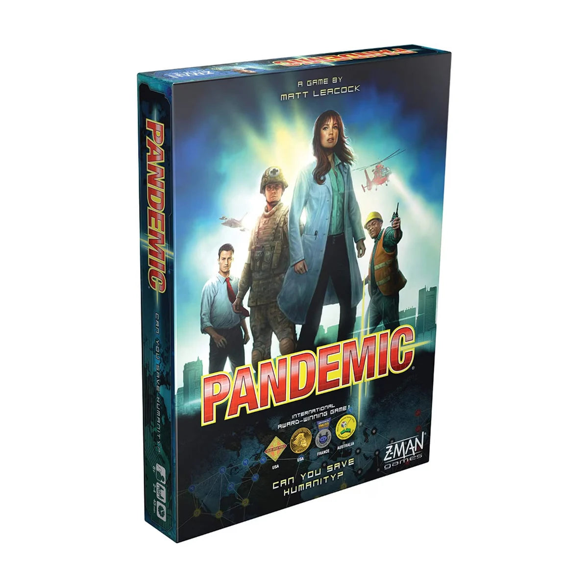 Pandemic cooperative board game box front