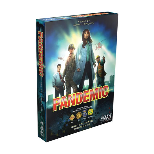 Pandemic cooperative board game box front