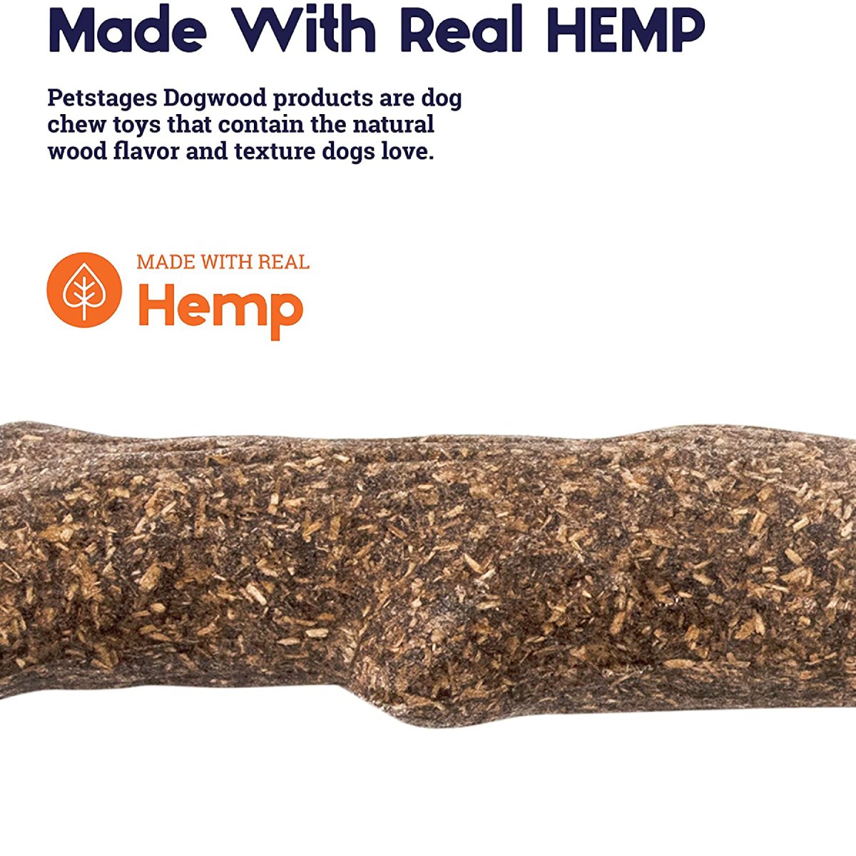 Petstages Dogwood calming dog chew made with real hemp