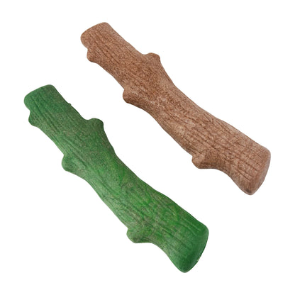 Petstages Dogwood large dog chew toy 2 pack with original wood and mint flavour sticks