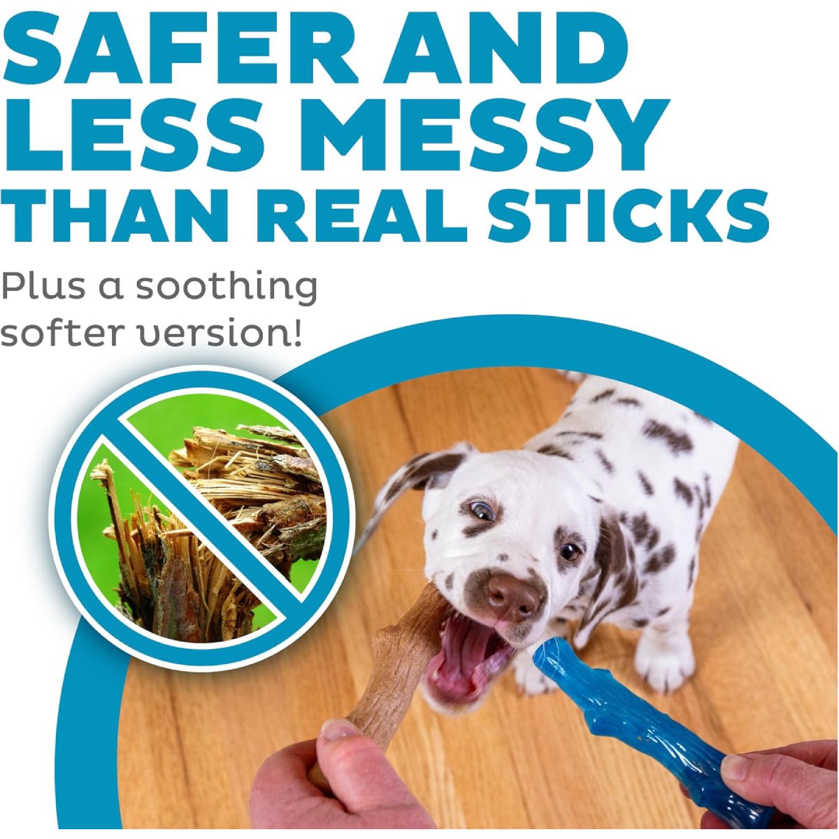 Petstages Dogwood Puppy chews as an alternative to real sticks
