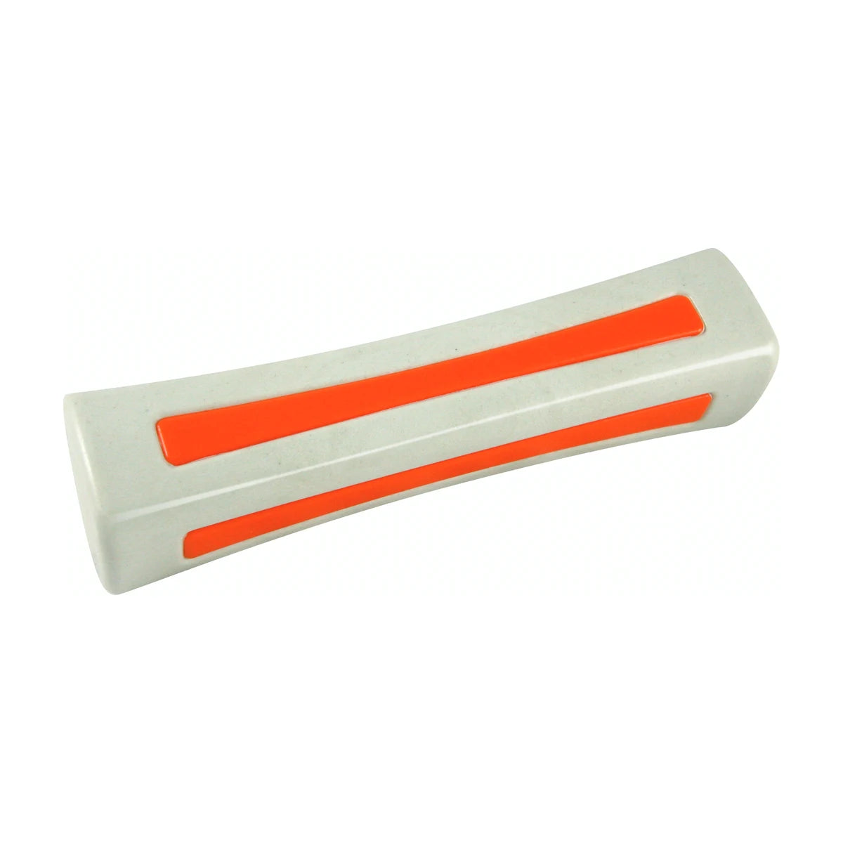 Petstages Beyond Bone dog chew toy with cream body and orange chewy patches for supervised chewing