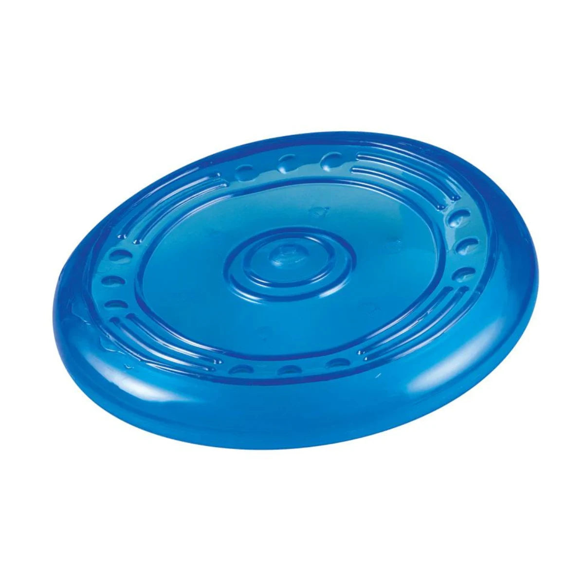 Petstages ORKA Flyer royal blue flying disc dog toy for fetch and outdoor play