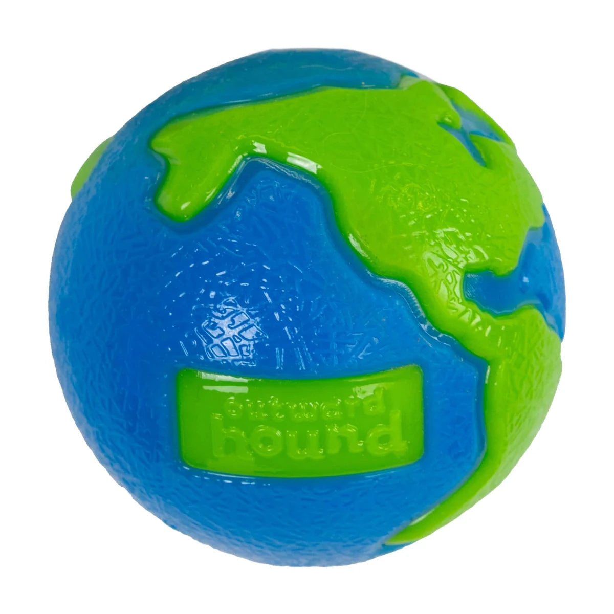 Petstages Planet Dog Orbee Ball Blue Green medium treat dispensing dog ball for fetch and enrichment play