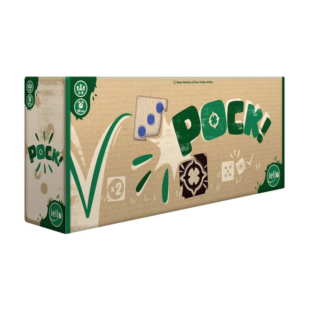 Pock! outdoor dice game box by IELLO