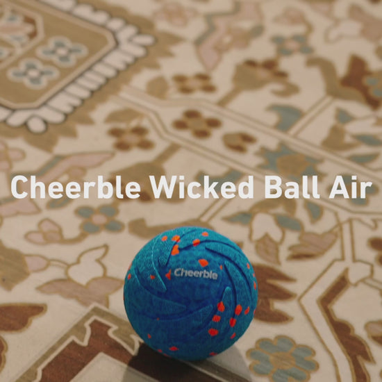 Video showing Cheerble Wicked Ball AIR moving automatically and switching between normal passive and gentle modes