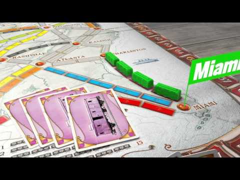 Video showing how to play Ticket to Ride Game 