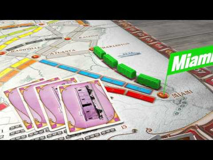 Video showing how to play Ticket to Ride Game 