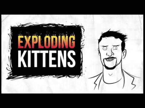 Exploding Kittens US Edition how to play video explaining the card game rules, action cards and how to avoid the Exploding Kitten