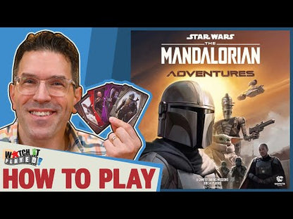 Star Wars The Mandalorian Adventures cooperative board game how to play video covering setup actions missions events and combat