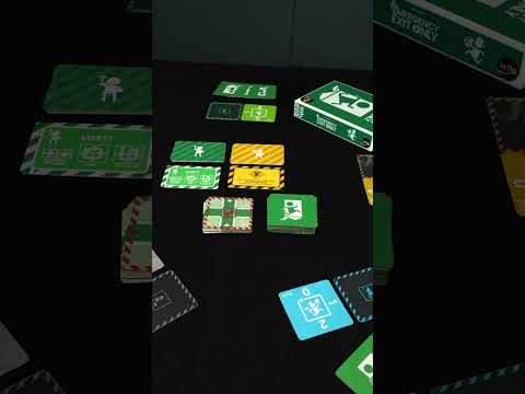 How to play Emergency Exit Only cooperative board game video showing route stacking memory and spatial puzzle gameplay