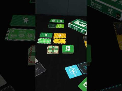 How to play Emergency Exit Only cooperative board game video showing route stacking memory and spatial puzzle gameplay